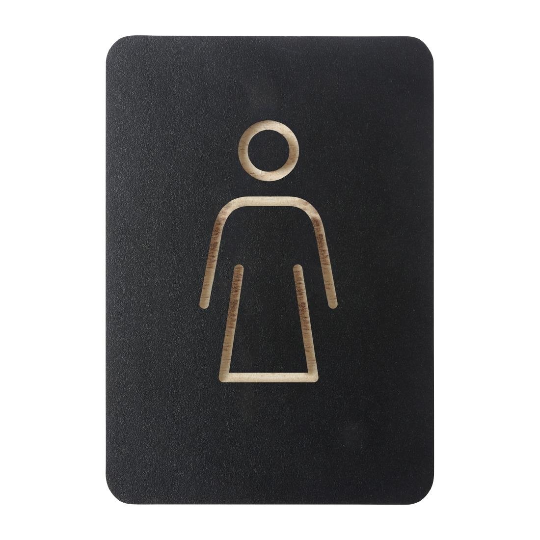 europel pictogram bord vrouw zwart Europel Pictogram Bord Vrouw Zwart