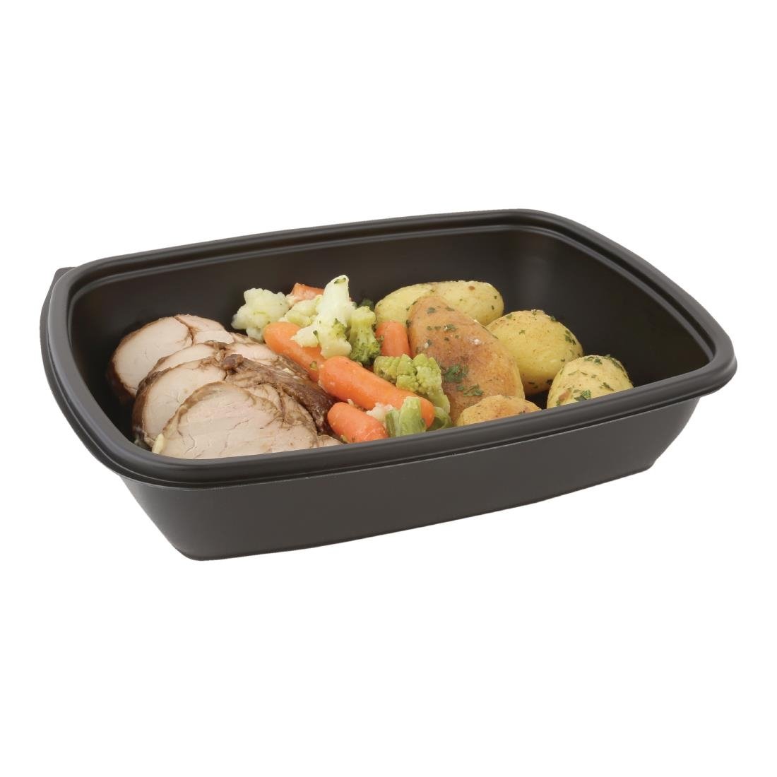fastpac middelgrote rechthoekige voedselcontainers 900ml (300 stuks) Fastpac middelgrote rechthoekige voedselcontainers 900ml (300 stuks)