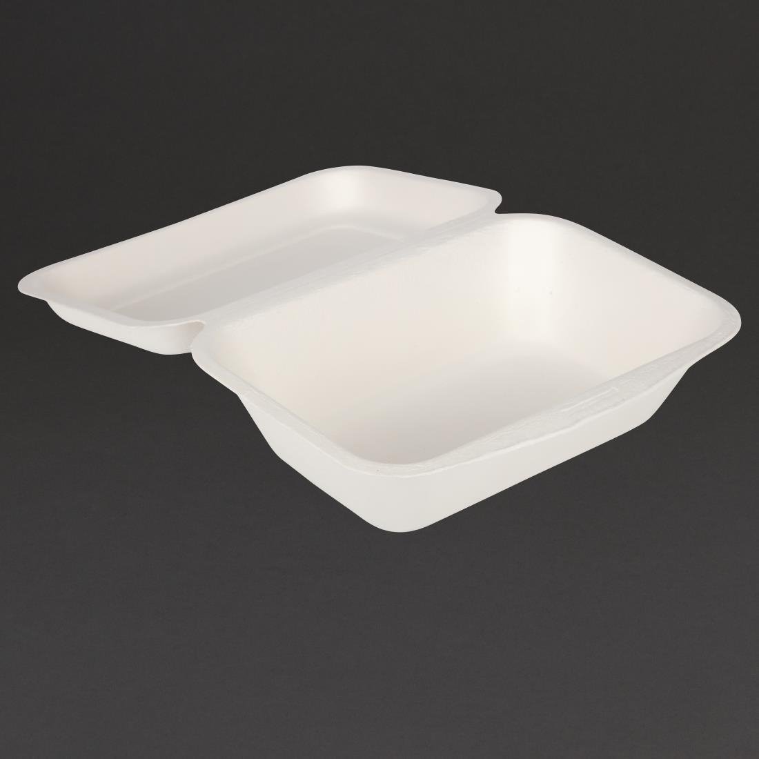 fiesta compostable bagasse maaltijddozen 182mm (250 stuks) Fiesta Compostable bagasse maaltijddozen 182mm (250 stuks)