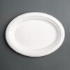 Fiesta Compostable composteerbare bagasse borden ovaal 316mm (50 stuks)
