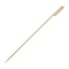 Fiesta Compostable composteerbare bamboe prikkers met peddelvorm 24cm (100 stuks)