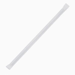 Fiesta Compostable composteerbare papieren rietjes 210mm zwart Individueel verpakt (250 stuks)