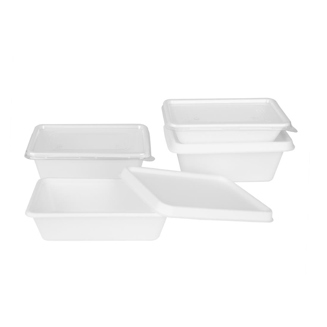 fiesta composteerbare suikerriet voedselcontainer 500ml (100 stuks) Fiesta Composteerbare Suikerriet Voedselcontainer 500ml (100 stuks)