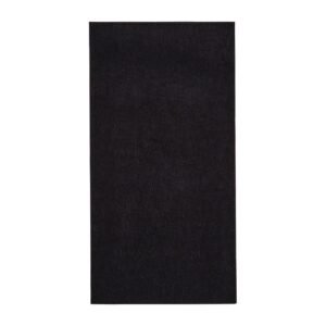 Fiesta Recyclable 3-laags dinerservetten 1/8 vouw zwart 400mm (1000 stuks)