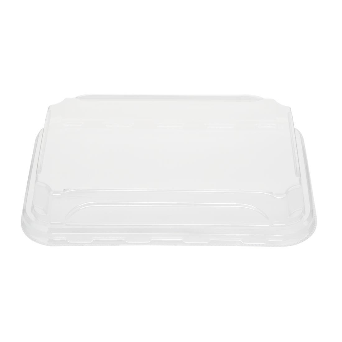 fiesta recycleerbare pet deksel voor nr. 3 sushi trays (300 stuks) Fiesta Recycleerbare Pet Deksel Voor Nr. 3 Sushi Trays (300 stuks)