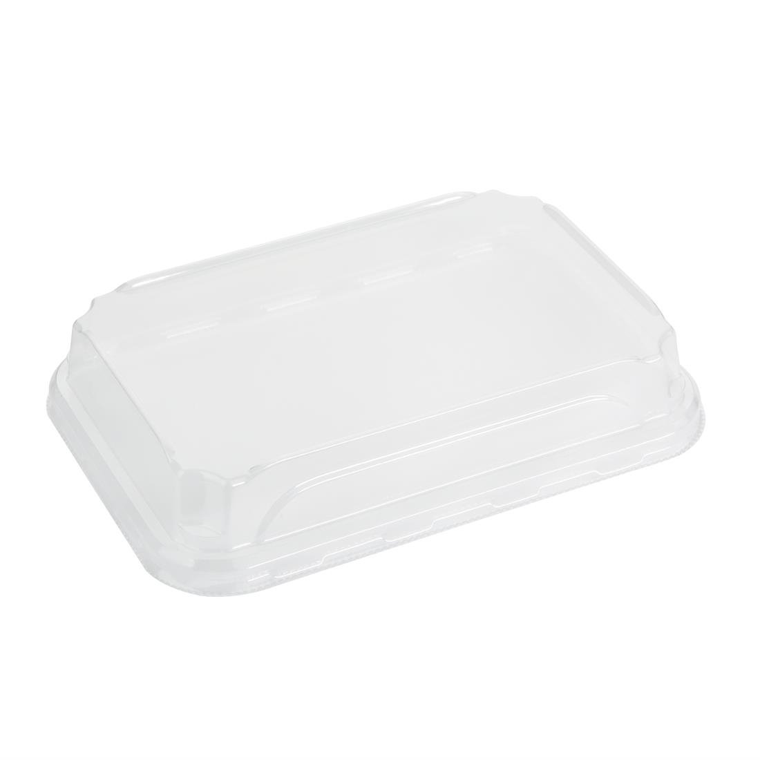fiesta recycleerbare pet deksel voor nr. 3 sushi trays (300 stuks) Fiesta Recycleerbare Pet Deksel Voor Nr. 3 Sushi Trays (300 stuks)