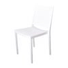 Florence stapelbare polypropyleen stoelen wit (4 stuks)