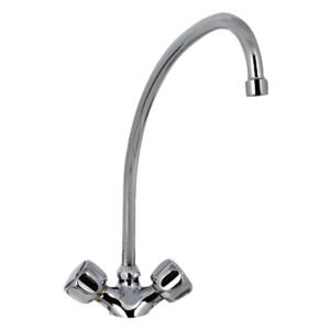 Gastro M monobloc mengkraan met draaiknoppen en kraan van 20cm