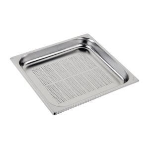 Gastro M RVS GN2/3 bak geperforeerd 2cm