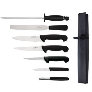 Hygiplas 7-delige startmessenset met 20cm Chefmes & Roltas