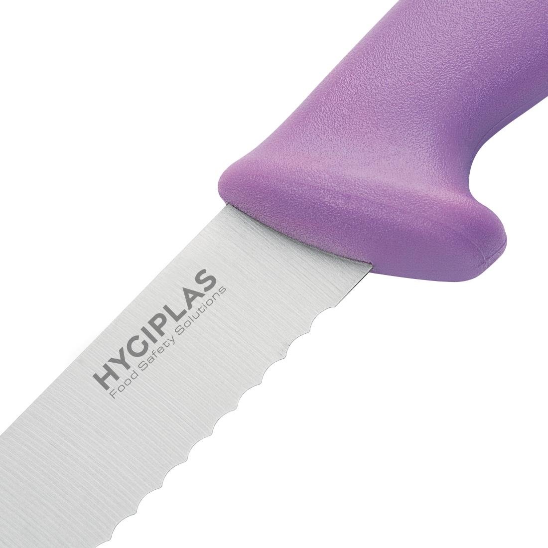 hygiplas broodmes 21,6cm paars Hygiplas broodmes 21,6cm paars