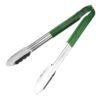 Hygiplas kleurcode serveertang RVS groen 30cm