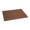Hygiplas LDPE snijplank bruin 1,2(h)x30,5(l)x22,9(b)cm