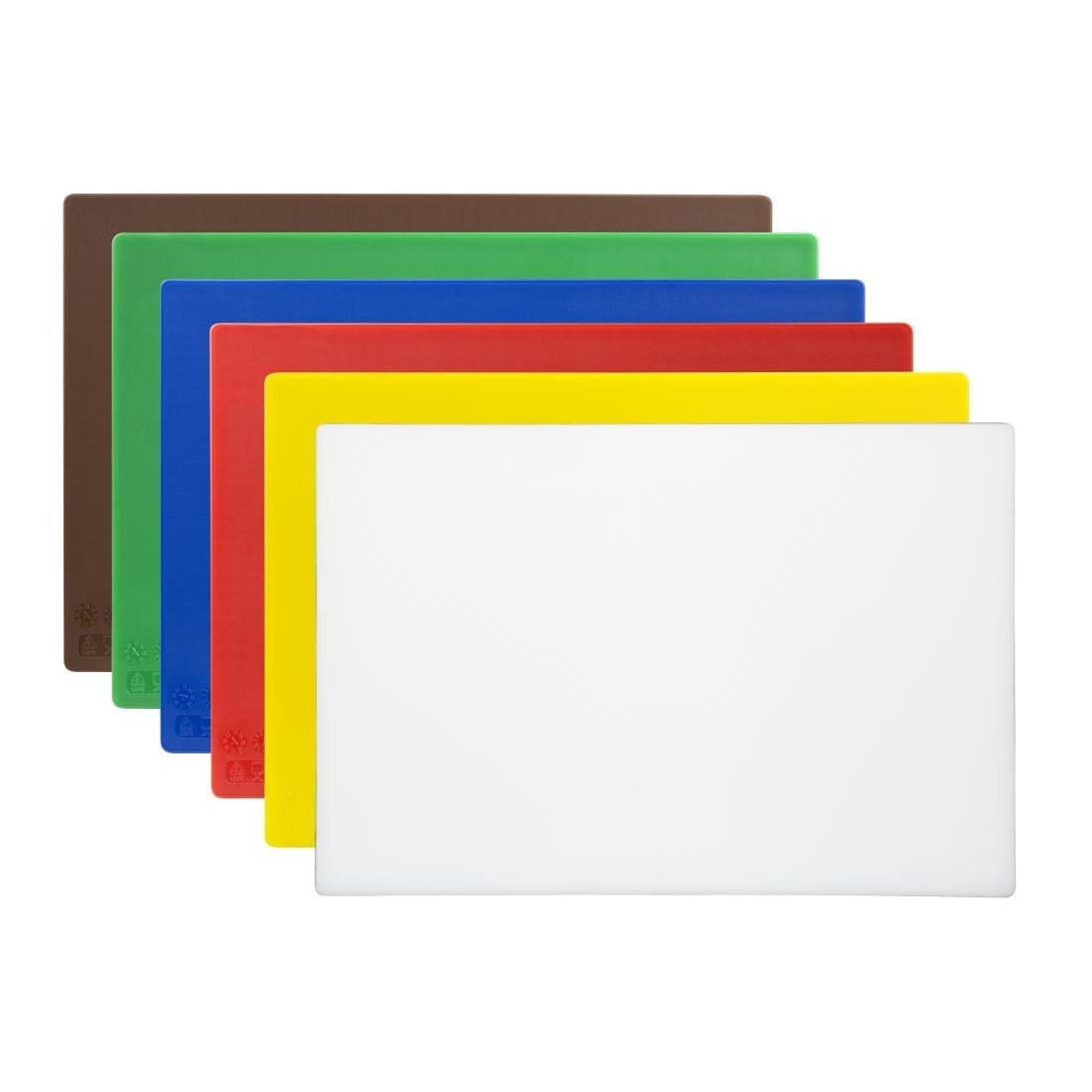 hygiplas ldpe snijplanken haccp 450(b) x 300(l) x 10(h)mm (6 stuks) Hygiplas LDPE snijplanken HACCP 450(B) x 300(L) x 10(H)mm (6 stuks)
