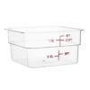 Hygiplas polycarbonaat voedseldoos vierkant 1,5L