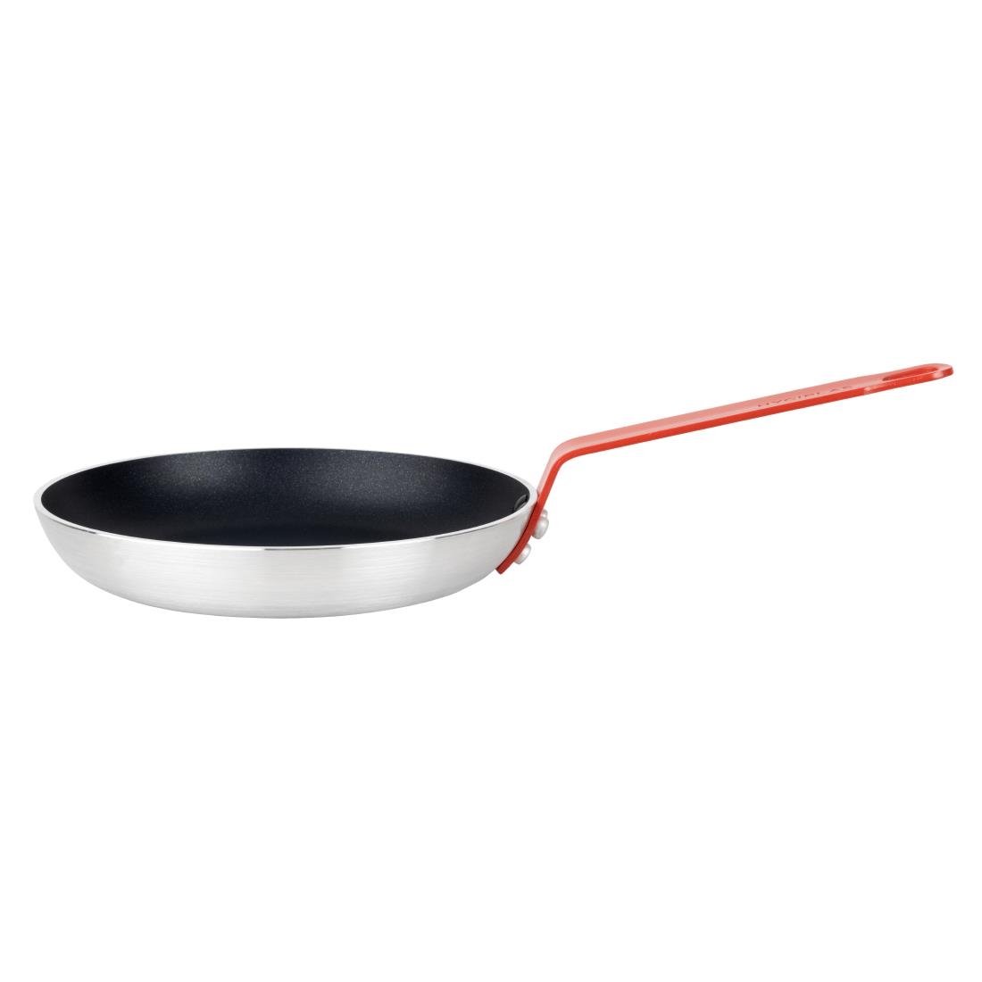 hygiplas teflon platinum plus anti aanbak koekenpan 240mm rood handvat Hygiplas Teflon Platinum Plus anti-aanbak koekenpan 240mm rood handvat