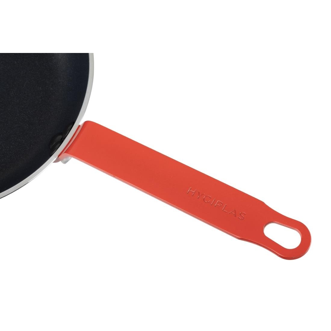 hygiplas teflon platinum plus anti aanbak koekenpan 240mm rood handvat Hygiplas Teflon Platinum Plus anti-aanbak koekenpan 240mm rood handvat