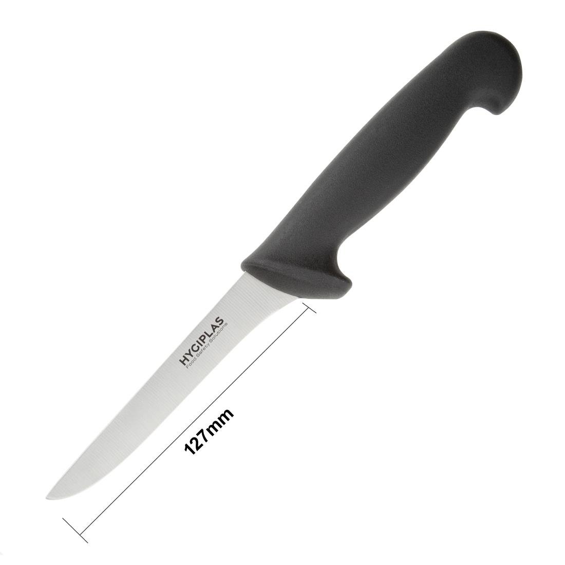 hygiplas uitbeenmes 12,5cm zwart Hygiplas uitbeenmes 12,5cm zwart