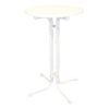 Inklapbare Statafel Monaco wit 70cm