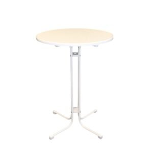 Inklapbare Statafel Monaco wit 80cm
