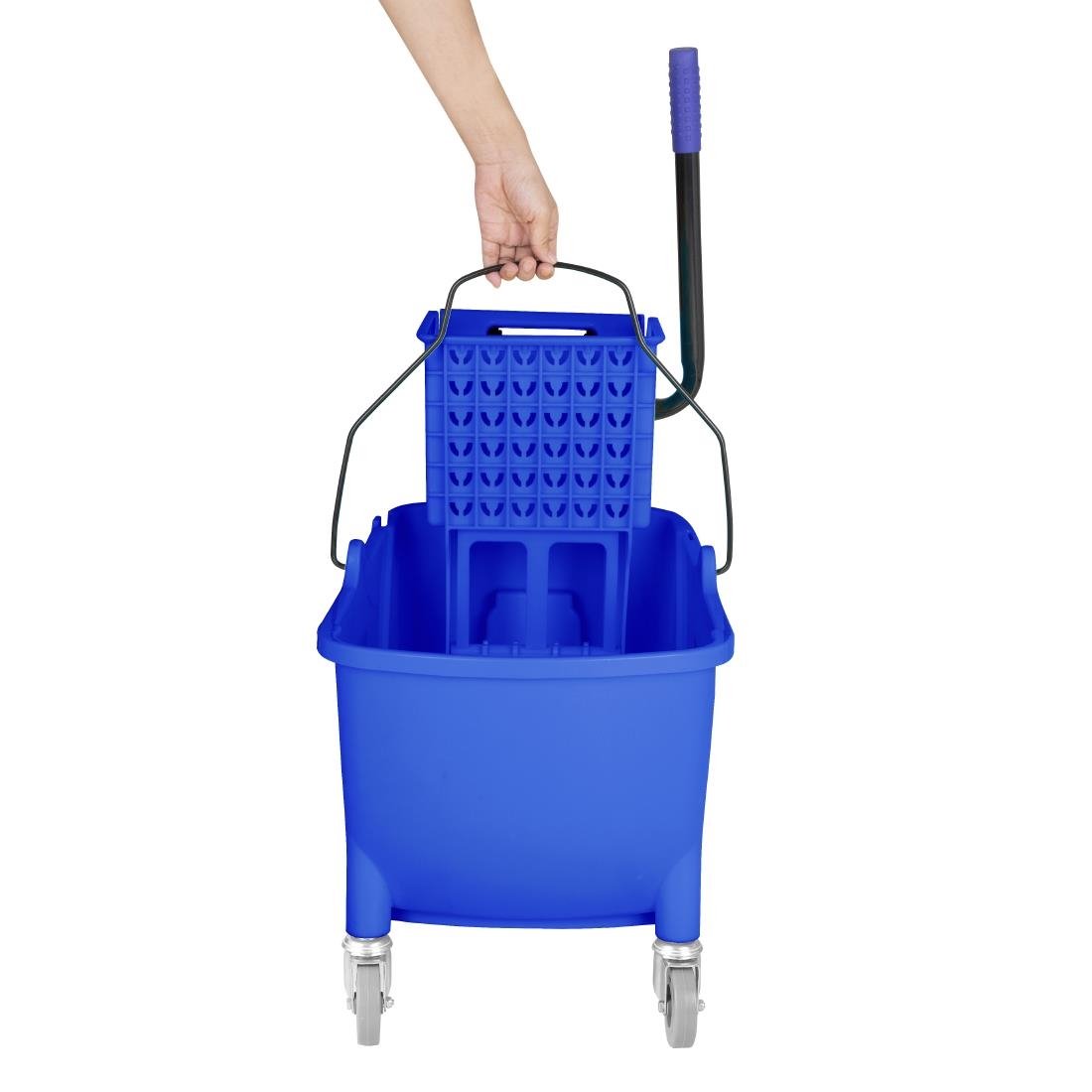 jantex 30ltr dweilemmer met voetpedaalontgrendeling blauw Jantex 30Ltr Dweilemmer Met Voetpedaalontgrendeling - Blauw