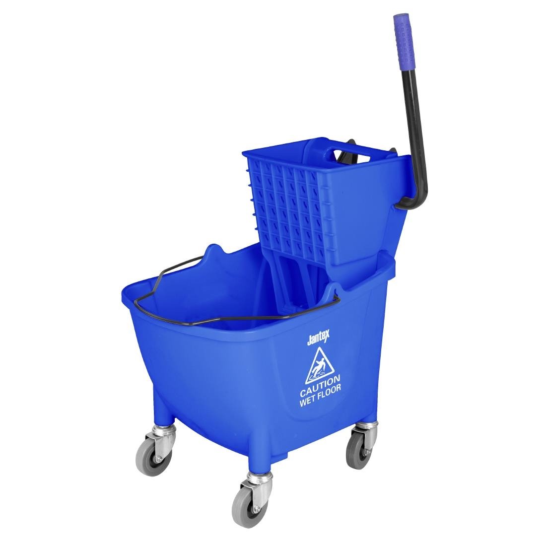 jantex 30ltr dweilemmer met voetpedaalontgrendeling blauw Jantex 30Ltr Dweilemmer Met Voetpedaalontgrendeling - Blauw