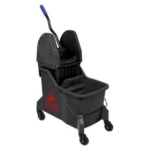 Jantex Dweilemmer met twee compartimenten en pers Rood 30Ltr