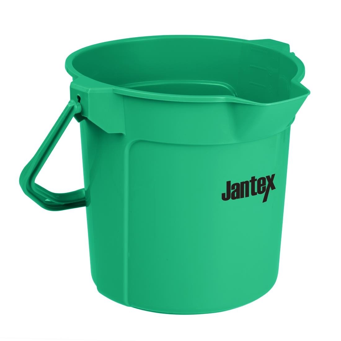jantex groene maatemmer met schenktuit 10ltr Jantex Groene Maatemmer Met Schenktuit 10Ltr