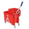 Jantex Kentucky dweilkar met wringer rood 20Ltr