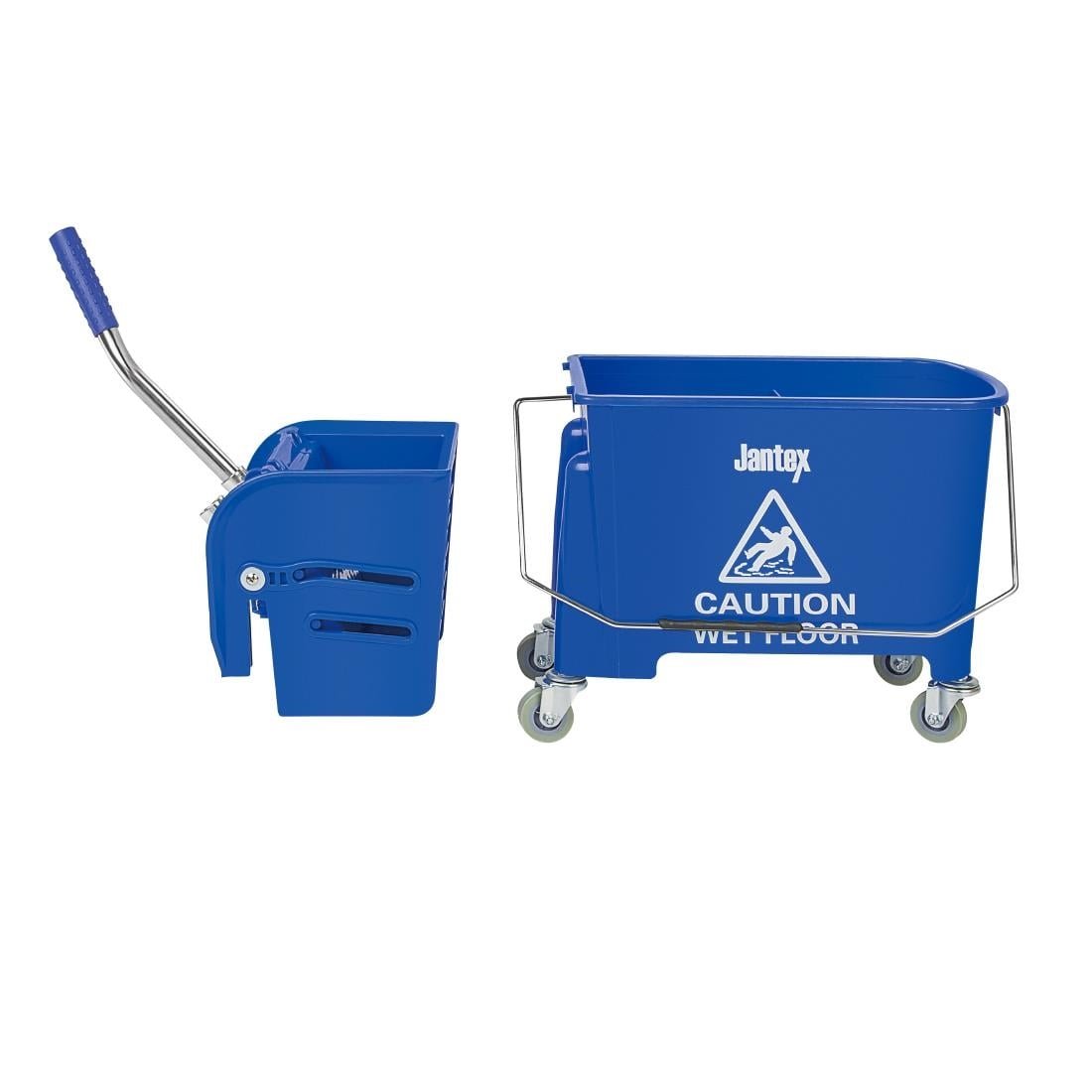 jantex kentucky rolemmer en wringer blauw 20ltr Jantex Kentucky rolemmer en wringer blauw 20Ltr