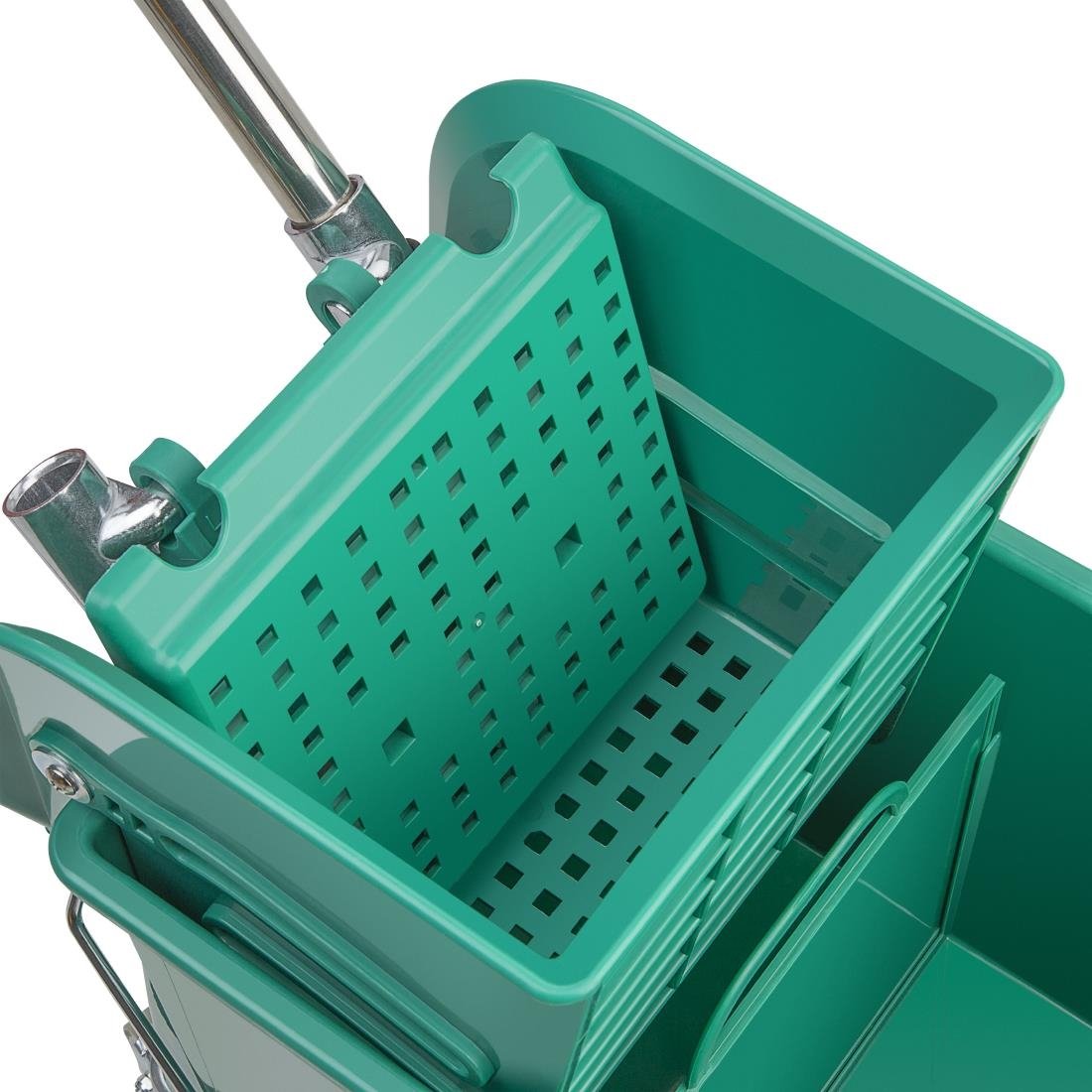 jantex kentucky rolemmer met wringer groen 20ltr Jantex Kentucky rolemmer met wringer groen 20Ltr