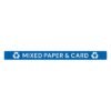 Jantex Slim Bin deksel label - Gemengd Papier & Karton