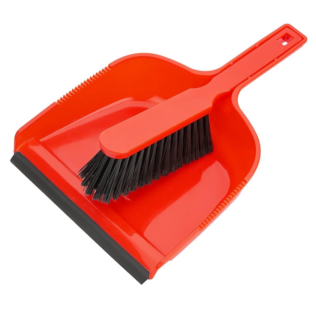 jantex stoffer & blik set rood Jantex Stoffer & Blik Set - Rood