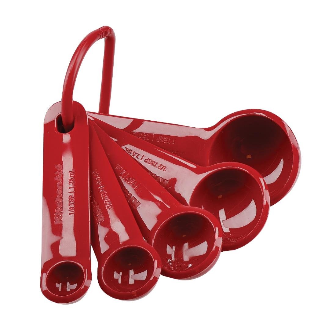 kitchenaid maatlepels empire red (5 stuks) Kitchenaid Maatlepels Empire Red (5 stuks)