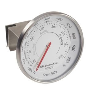 Kitchenaid Wereldwijde Wijzerplaat Oven Thermometer Zwart 7.62Cm