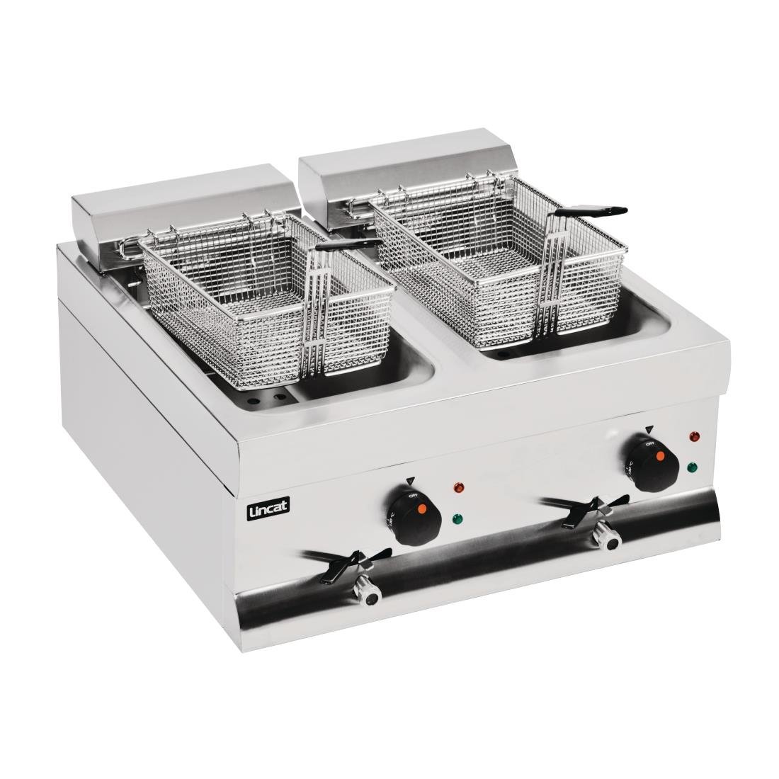 lincat silverlink 600 dubbele friteuse df66 Lincat Silverlink 600 dubbele friteuse DF66