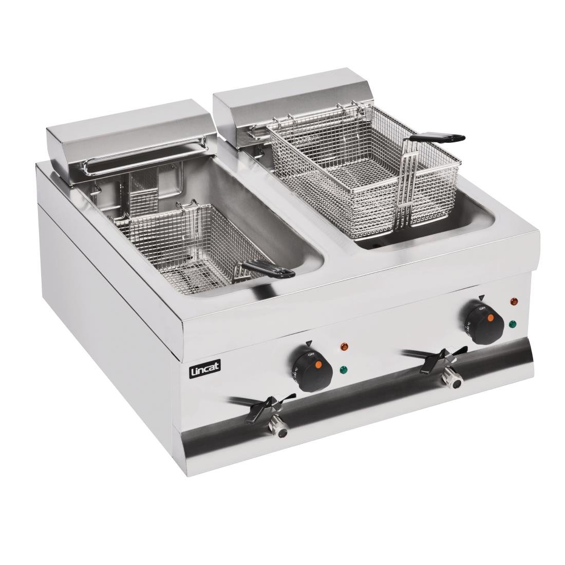 lincat silverlink 600 dubbele friteuse df66 Lincat Silverlink 600 dubbele friteuse DF66