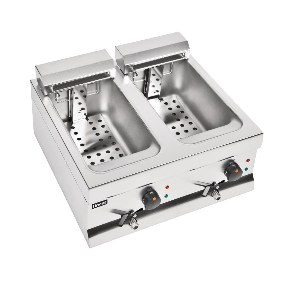 lincat silverlink 600 dubbele friteuse df66 Lincat Silverlink 600 dubbele friteuse DF66