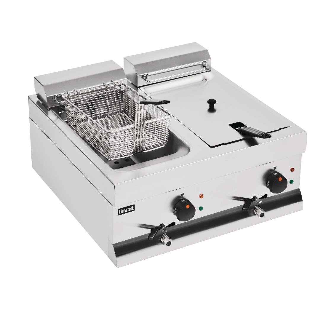 lincat silverlink 600 dubbele friteuse df66 Lincat Silverlink 600 dubbele friteuse DF66