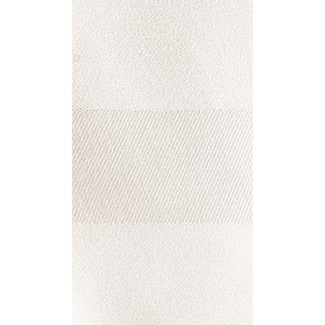 mitre luxe satijnen band servetten katoen wit (10 stuks) Mitre luxe satijnen band servetten katoen wit (10 stuks)