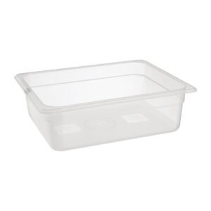 Nisbets Essentials polypropyleen 1/2 gastronorm bak zonder deksel 10cm