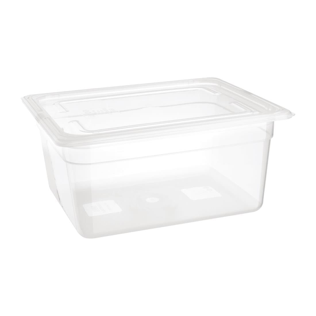 nisbets essentials polypropyleen 1/2 gastronorm bak zonder deksel 15cm Nisbets Essentials polypropyleen 1/2 gastronorm bak zonder deksel 15cm