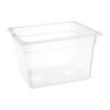 Nisbets Essentials polypropyleen 1/2 gastronorm bak zonder deksel 20cm Nisbets Essentials polypropyleen 1/2 gastronorm bak zonder deksel 20cm