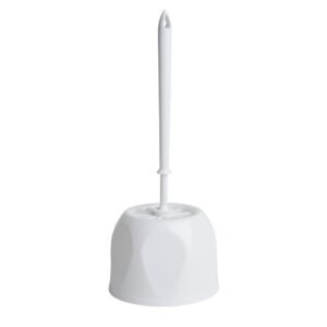 Nisbets Essentials Ronde Toiletborstel & Houder - Wit