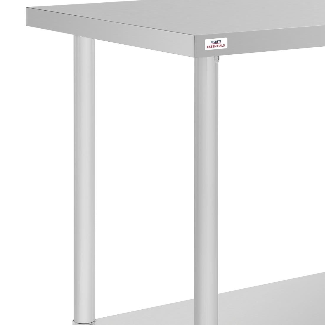 nisbets essentials rvs werktafel 800 x 600mm Nisbets Essentials RVS werktafel 800 x 600mm