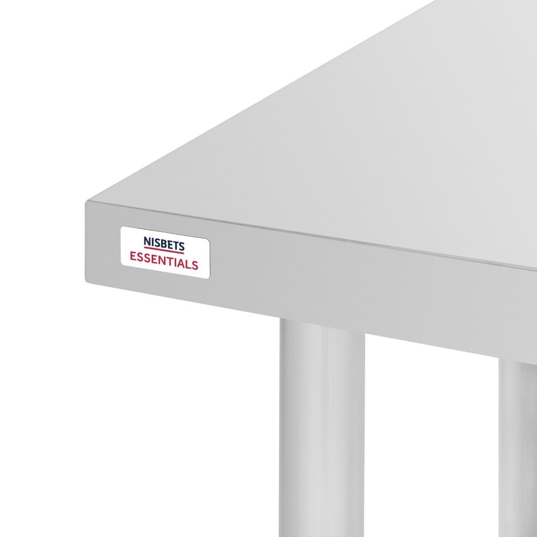 nisbets essentials rvs werktafel 800 x 600mm Nisbets Essentials RVS werktafel 800 x 600mm