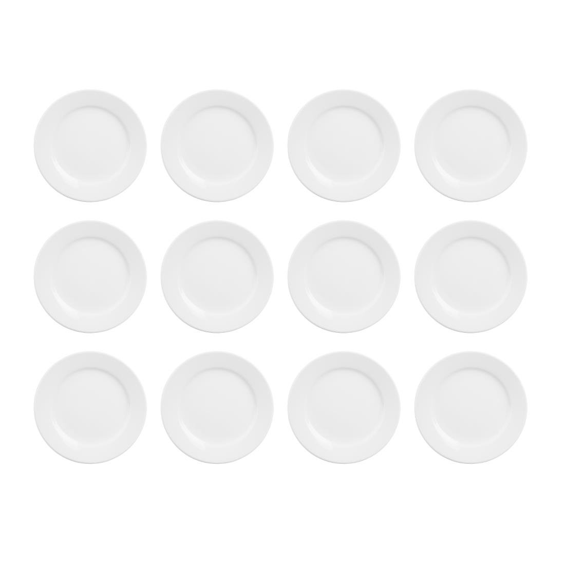 olympia athena borden met brede rand 16,5cm (12 stuks) Olympia Athena Borden Met Brede Rand 16,5cm (12 Stuks)