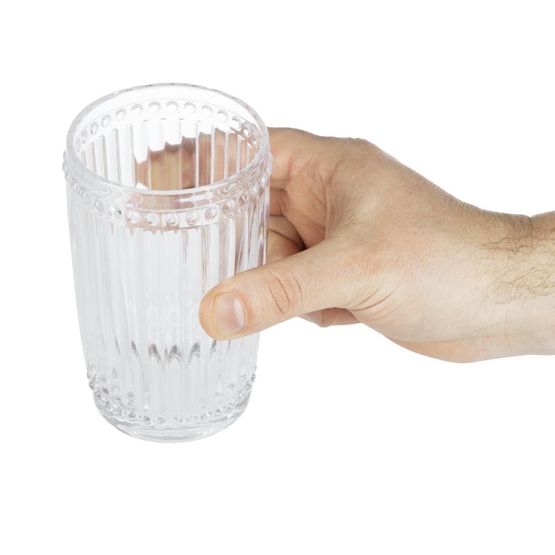 olympia baroque tumblers 395ml (6 stuks) Olympia Baroque Tumblers 395ml (6 Stuks)