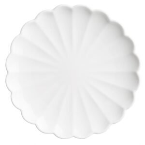 Olympia Bloom Geschulpte Borden Wit 175mm (6 stuks)