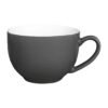 Olympia Café cappuccino koppen donkergrijs 340ml (12 stuks)